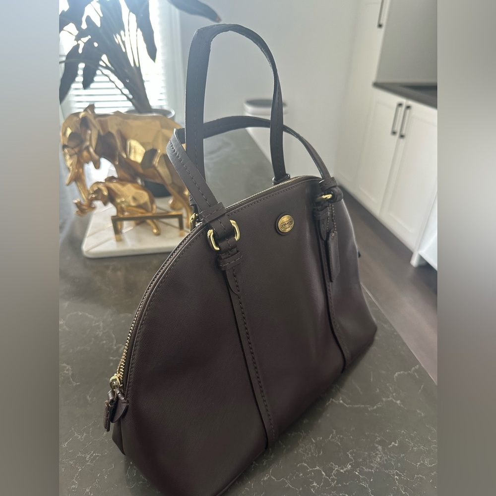 Coach Brown Leather Handbag